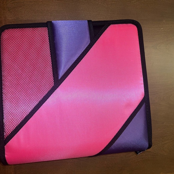 Case it - 3 ring binder Pink and Purple Folder Binder - Picture 2 of 4